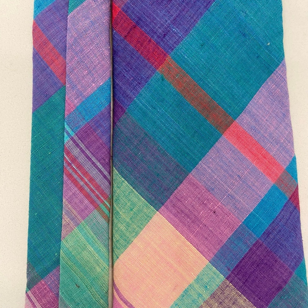 Vintage Polo by Ralph Lauren madras cotton tie